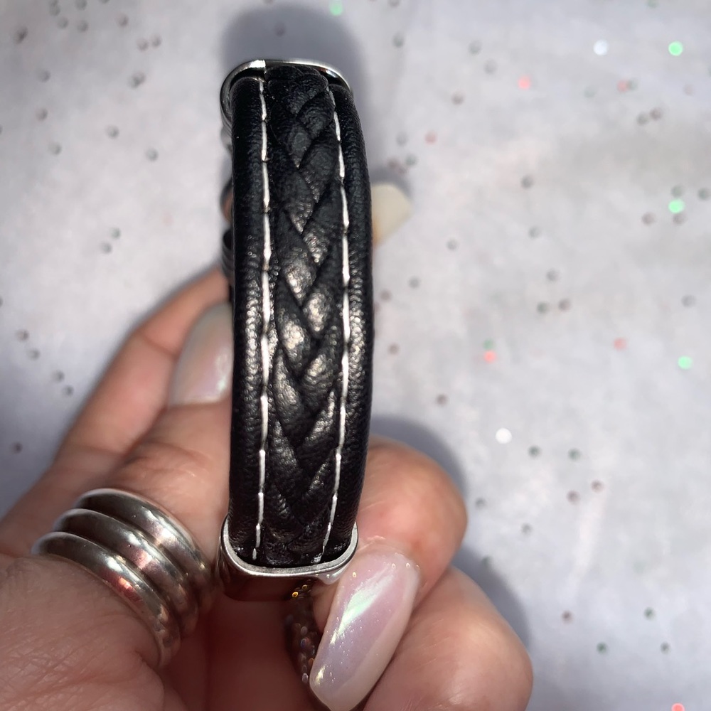 Genuine Braided Leather Bangle/Cuff Bracelet… Unisex (Men’s or Women’s) - Picture 11 of 16
